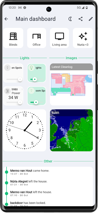 Updated dashboard lightmode